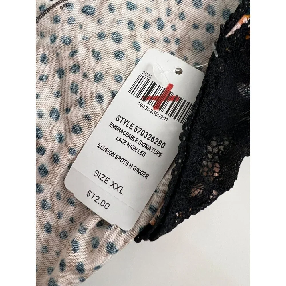 NWT Soma Embraceable Signature Lace High Leg Brief Panties  570326280 Size XXL - Picture 5 of 5